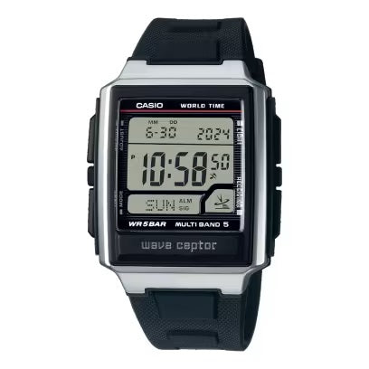 Casio Horloges Casio Wave Ceptor - World Time. Radio Controlled. Radio Signal Receiver (Eu. Usa. Japan)